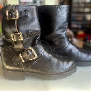 Custom La Riga Leather Motorcycle Boots